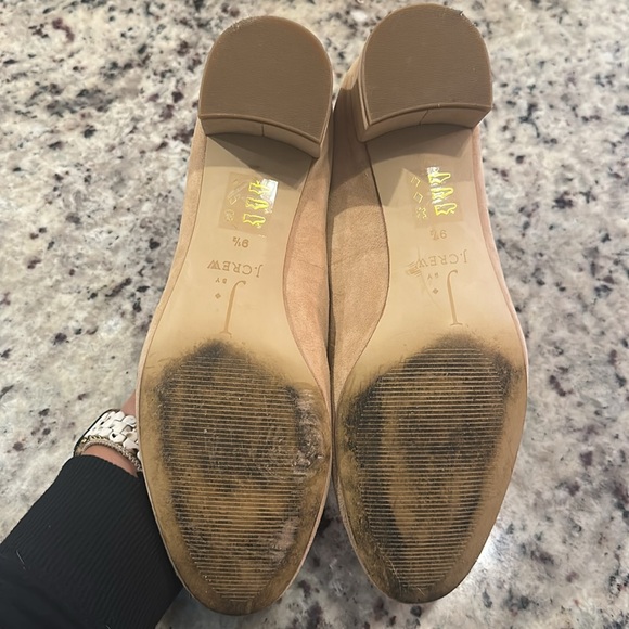 Jcrew Factory Women's Tan Suede Flats - Picture 2 of 2